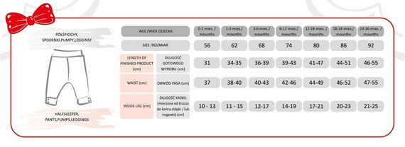 Cherry 1710 Spodenki niemowlęce Marija - różowy