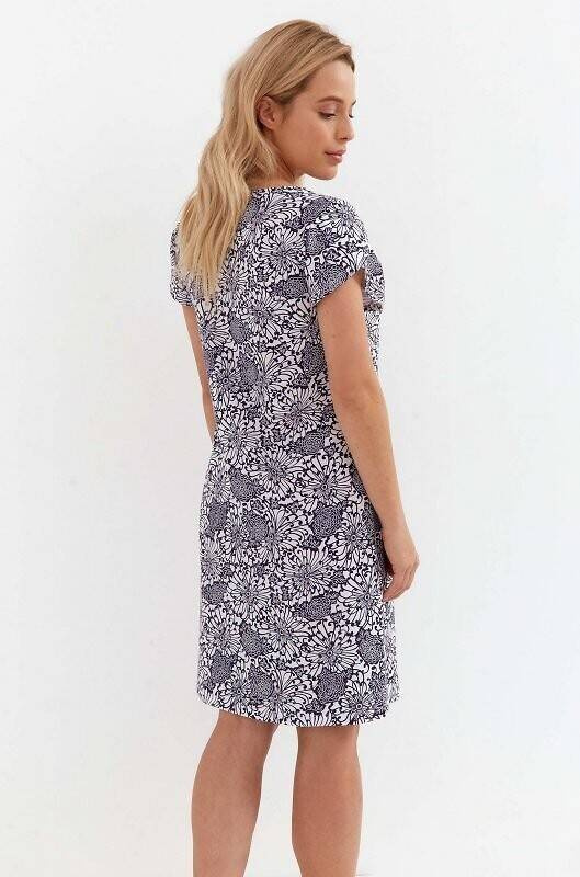 240 Koszula Nocna Cana -granatowy