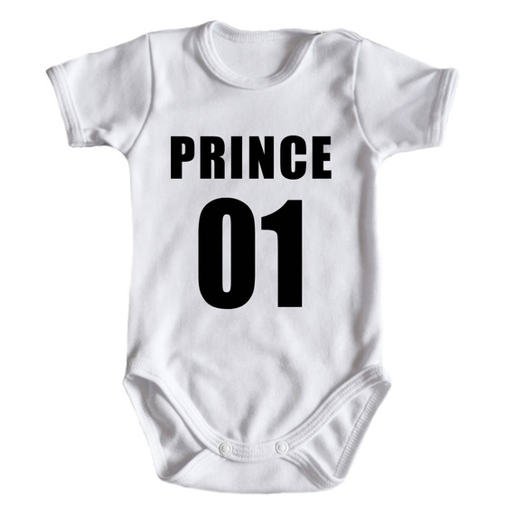 Body krótki rękaw "Prince książę 01" Moocha czarny