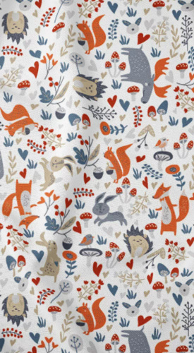 3697 C Kraina Snów Pościel dziecięca bawełniana zwierzęta Karo