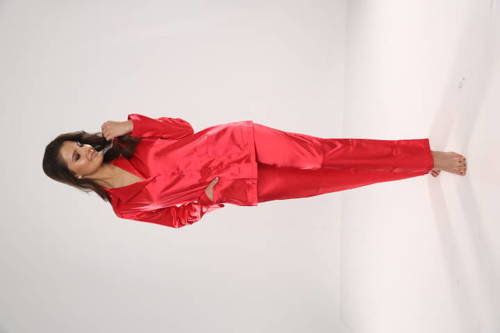 934 Classic Piżama damska Forex - czerwony