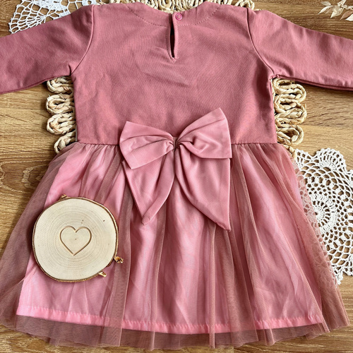 SH052 Mamatti Sukienka z długim rękawem