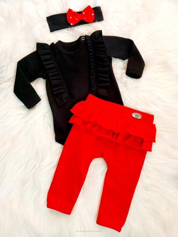 Lola Bambarillo Spodnie niemowlęce czarny