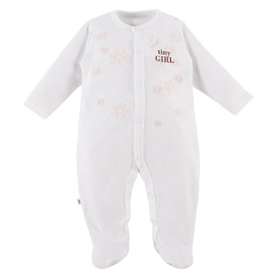 Daisy Eevi Pajac ze stópkami - biały