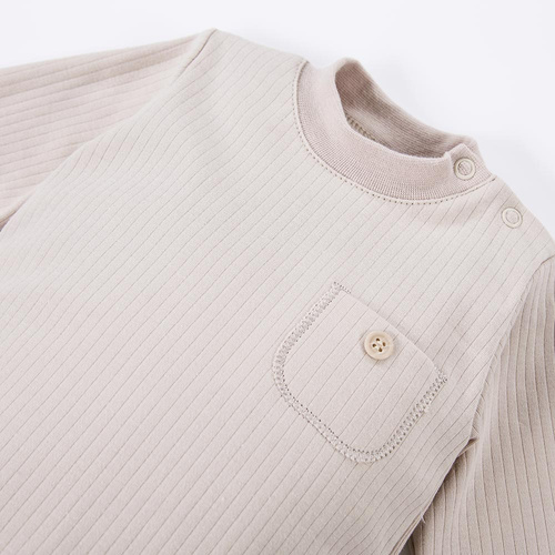 Bluzka wciągana z kieszonką "SIMPLY COMFY" Ewa Klucze-granatowy