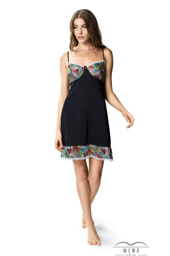 86401 Hawaii koszula nocna damska Visti czarny