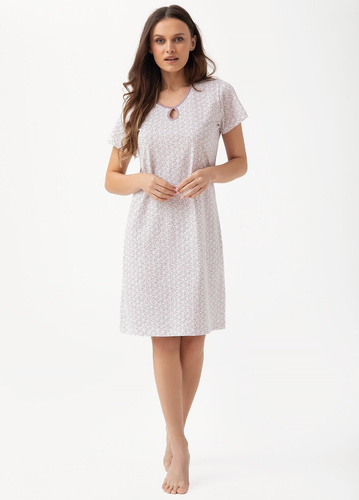 209 Koszula Nocna Luna -ecru