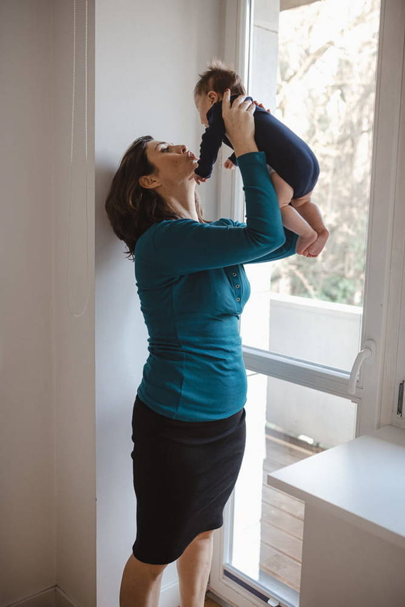 Tummy Bluzka ciążowa i do karmienia Milk&Love szmaragdowy