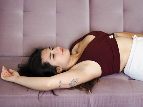 Mombri Klasyk Milk&Love nieprzemakalny biustonosz do karmienia bordowy 