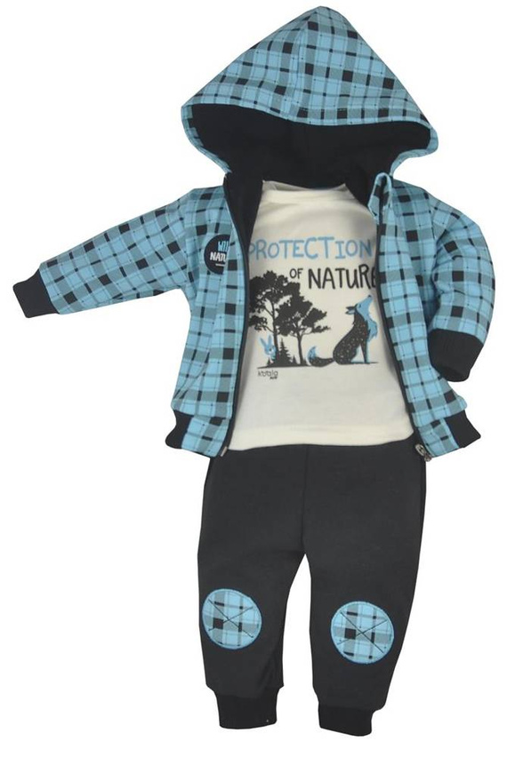 Wild Nature Dres niemowlęcy Koala - turkusowy