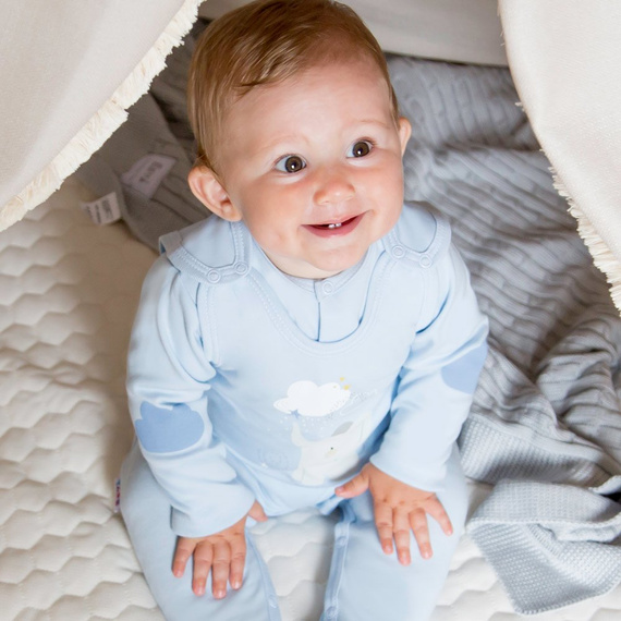 Mellow Ewa Klucze Kaftanik bawełniany - niebieski