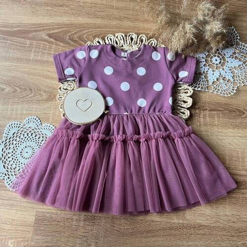 SH015 Mamatti Sukienka z krótkim rękawem