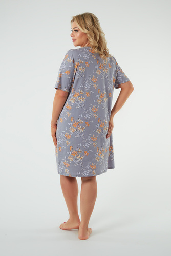 Kasos koszula nocna, krótki rękaw Italian Fashion - druk 