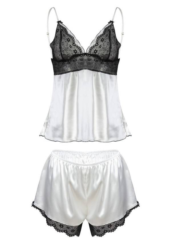 Ola Komplet Damski Piżama DKaren - ecru