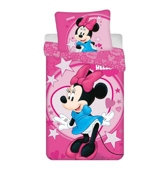 Minnie Hello Jerry Fabrics Pościel dziecięca bawełniana 