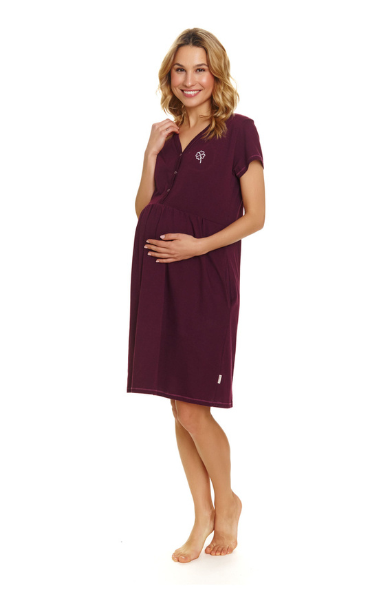 5336 Koszula Nocna do karmienia Doctor Nap - burgundy