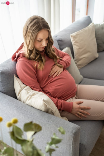 Milk Please Milk&Love bluza do karmienia dusty cedar