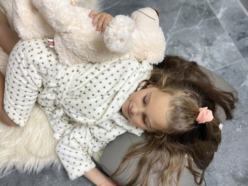 367 Melanie Szlafrok Dziecięcy Forex - ecru