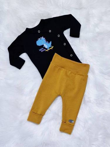 Let's Drive Bambarillo Body z długim rękawem kopertowe czarny