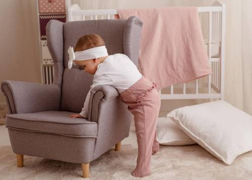 Basic Koala Półśpiochy bawełniane - różowy