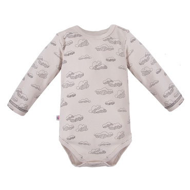 Balloons Eevi Body z długim rękawem - beż druk