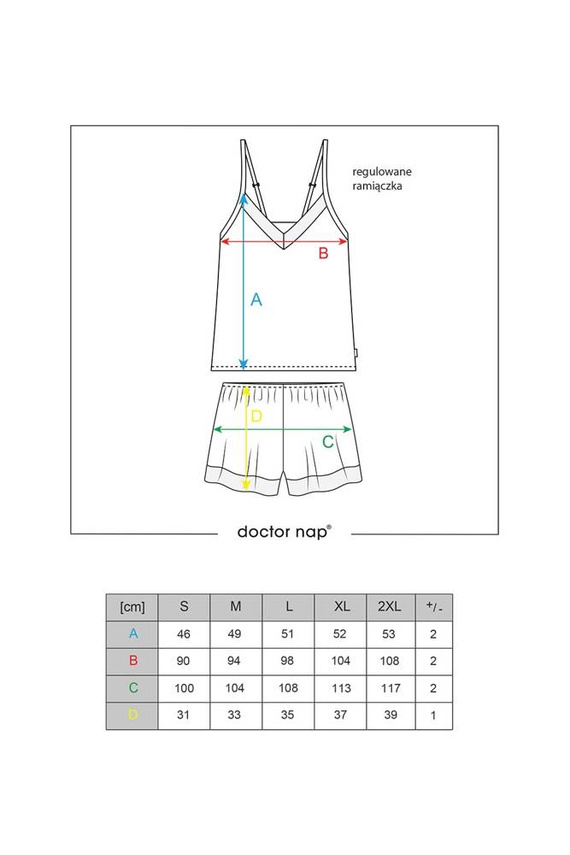 5108 Piżama Damska Doctor Nap - black