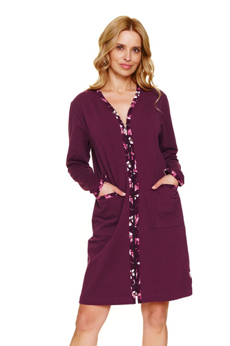 Szlafrok damski Doctor Nap SMZ.7319.burgundy