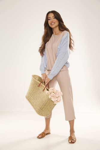 696 Freya Piżama Damska Forex - piaskowy