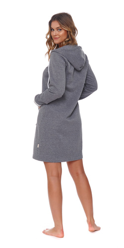 Szlafrok damski Doctor Nap SMZ.4508.dark grey
