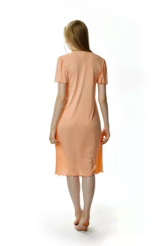 4112 Beatriz halka koszula nocna damska Mewa morelowy