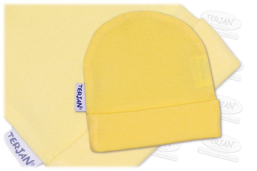 Czapka niemowlęca "Smerfetka" ozdobna - Biały Terjan