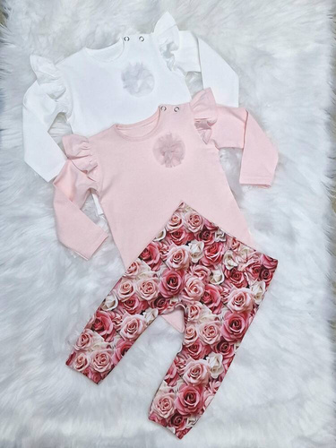 Rozalia Bambarillo Body z długim rękawem ecru