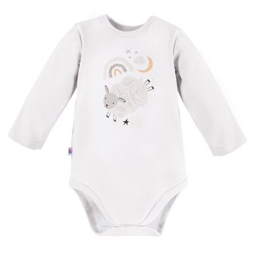 Mellow Ewa Klucze Body z długim rękawem - biały