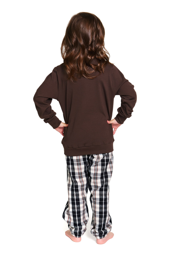 Piżama dziecięca 7335 Unisex Doctor Nap - brownie
