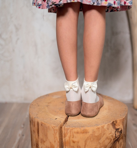 Bowie Skarpetki dziecięce Knittex - kremowe