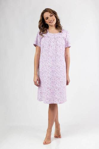 014 Koszula nocna  Regina -różowy