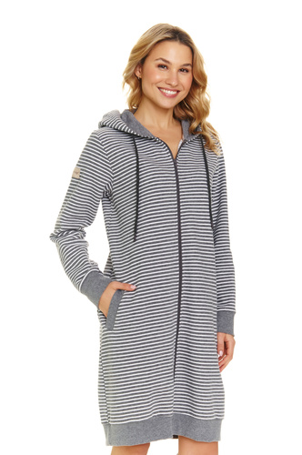 Szlafrok damski Doctor Nap SMZ.5246.dark grey