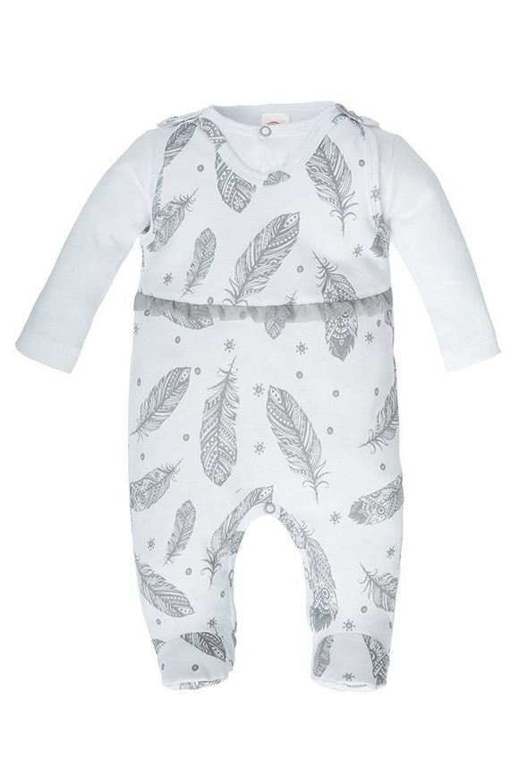 "WHITE ANGELO" Makoma Komplet śpioch + kaftan 