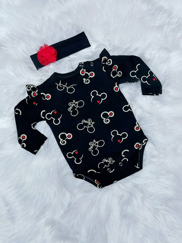 Love Bambarillo Body z długim rękawem czarny