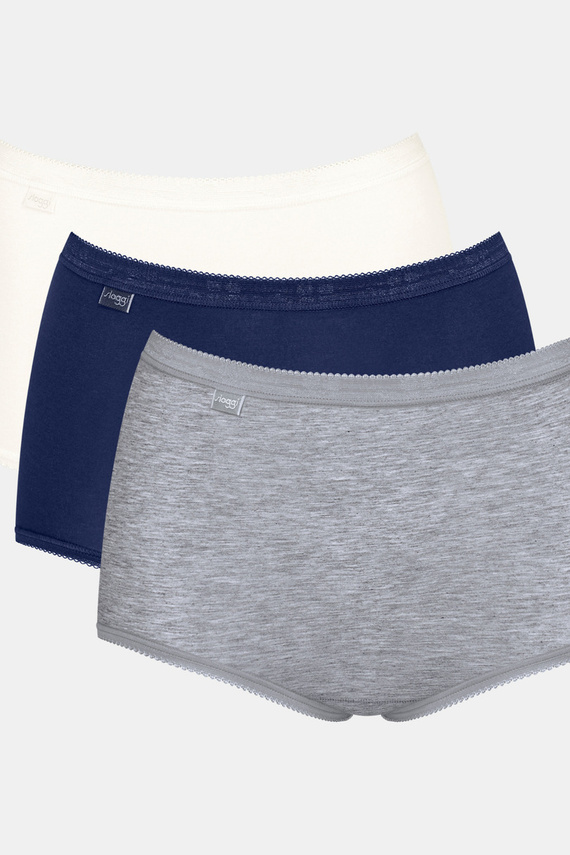 Basic+ Maxi C3P Figi damskie Sloggi - V017 szary-granat-ecru