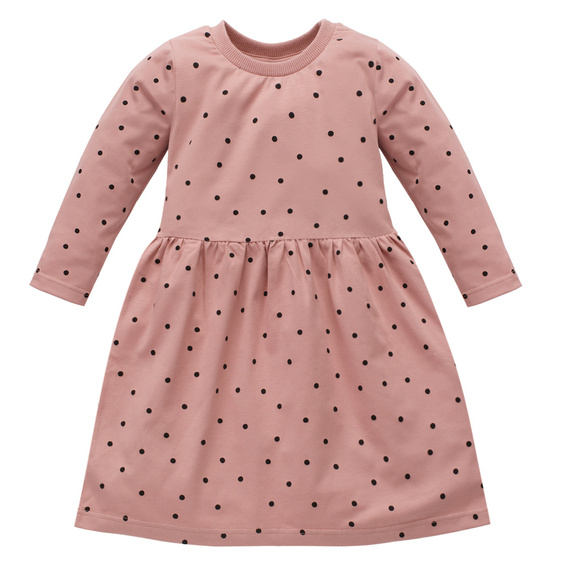 Tres Bien Pinokio Sukienka w groszki - róż groszki
