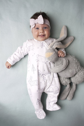 Pajac niemowlęcy "ORGANIC FOREST" Makoma