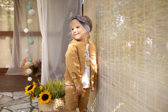 Tres Bien Pinokio Bluza dla dziewczynki - żółty