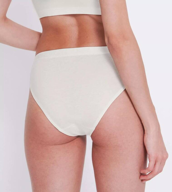 Casual High leg Figi Damskie Sloggi GO - silk white