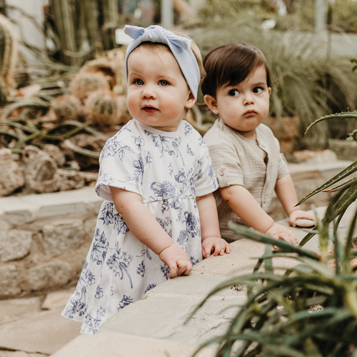 Botanic Eevi Sukienka - biały druk