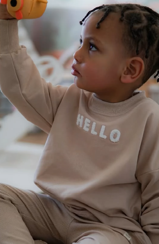 Hello Bluza dresowa Yosoy - karmelowy