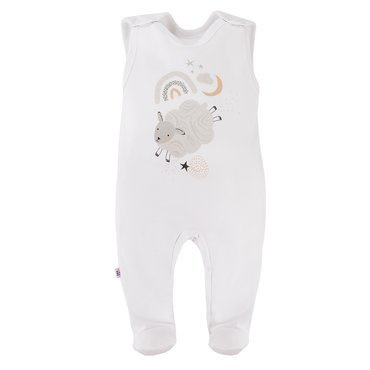 Mellow Ewa Klucze Śpiochy niemowlęce- biały