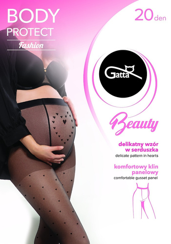 Rajstopy Gatta Body Protect Beauty Microfibre wz.02 20 den - nero