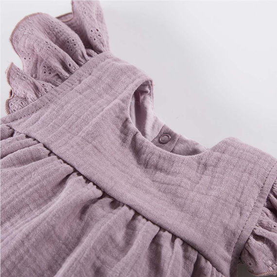 Botanic Eevi Sukienka muślinowa - wrzos