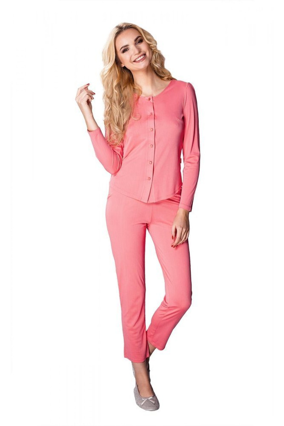 6200 Maria Mewa Piżama damska rozpinana turkusowy